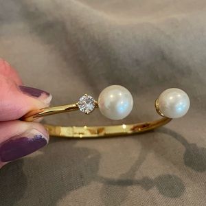 Kate Spade gold pearl bracelet